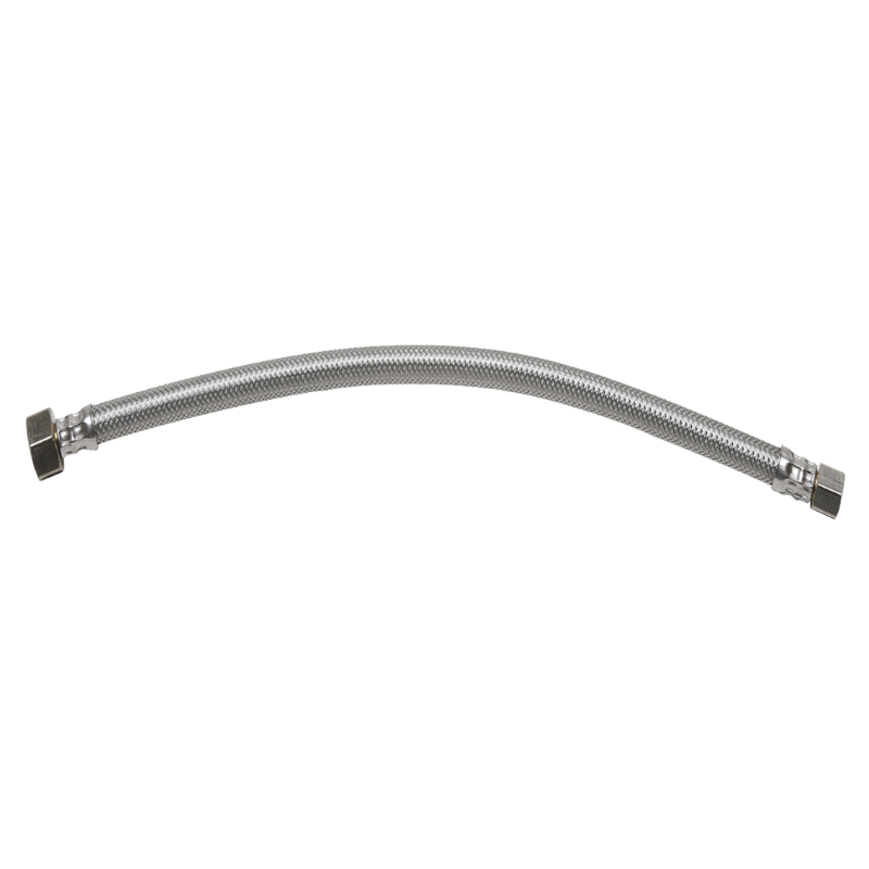 Fluidmaster Stainless Steel Toilet Supply Line 3/8" x 1/2" x 16" | Gilford Hardware