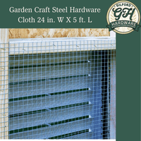 Thumbnail for Garden Craft Steel Hardware Cloth 24 in. W X 5 ft. L | Gilford Hardware