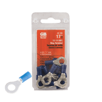 Thumbnail for Gardner Bender Insulated Wire Ring Terminal Blue 16-14 Ga. 17-Pack. | Gilford Hardware