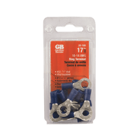 Thumbnail for Gardner Bender Insulated Wire Ring Terminal Blue 16-14 Ga. 17-Pack. | Gilford Hardware