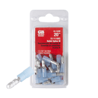 Thumbnail for Gardner Bender Insulated Wire Terminal Bullet Blue 16-14 Ga. 20-Pack. | Gilford Hardware 