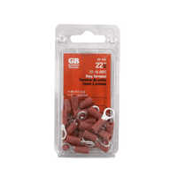 Thumbnail for Gardner Bender Insulated Wire Ring Terminal Red 22-18 Ga. 22-Pack. | Gilford Hardware 