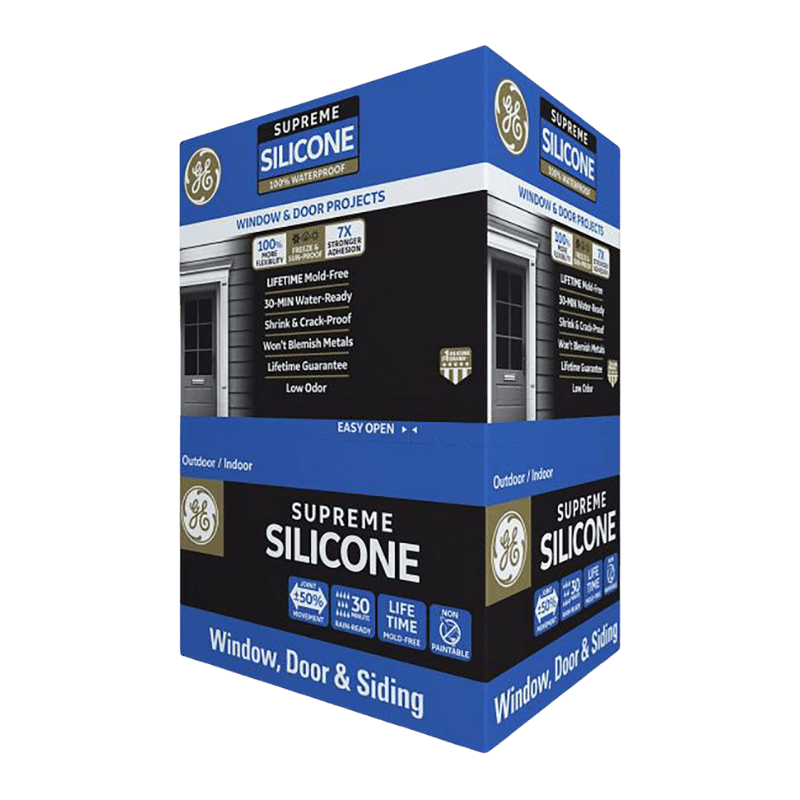 GE Supreme Silicone Window and Door Sealant 10.1 oz. | Gilford Hardware