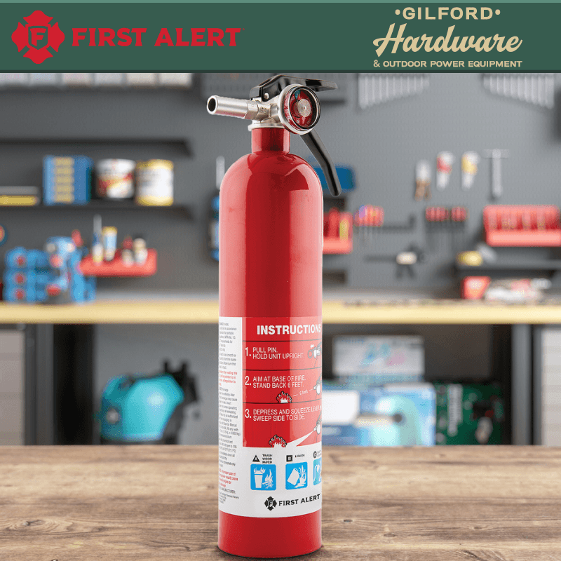 First Alert Fire Extinguisher OSHA/US Coast Guard Approval 2-3/4 lb. | Gilford Hardware 