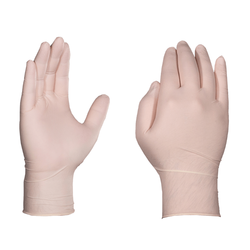 Gloveworks Latex Disposable Gloves Medium Ivory Powder Free 100-pack. | Gilford Hardware