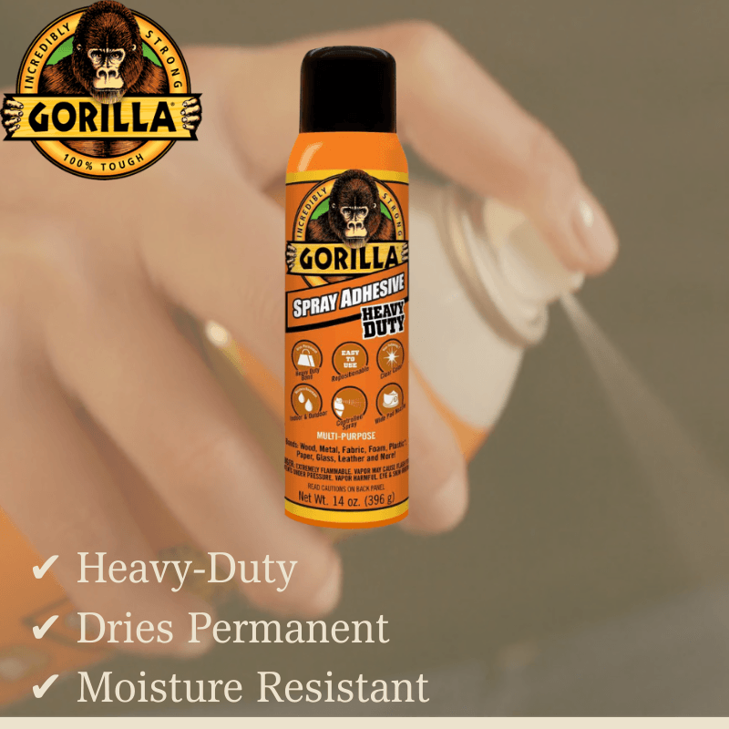 Gorilla Spray Adhesive Heavy Duty 14 oz | Gilford Hardware