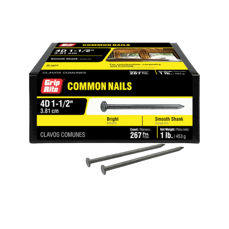 Grip-Rite Underlayment Bright Steel Nail 1-1/2" 1 lb. | Gilford Hardware 