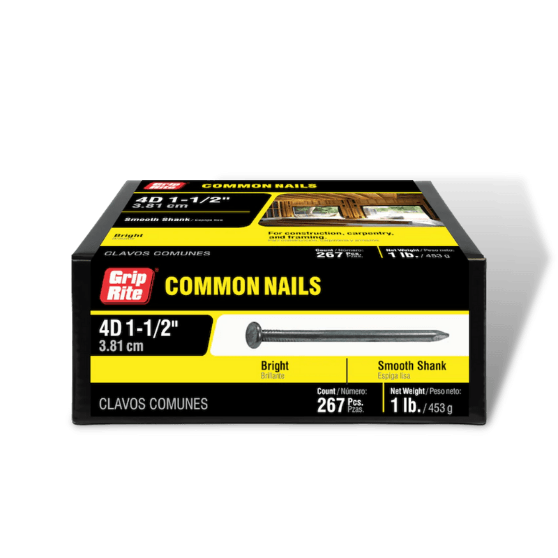 Grip-Rite Underlayment Bright Steel Nail 1-1/2" 1 lb. | Gilford Hardware 