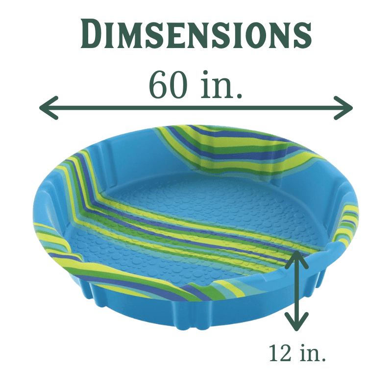 H2O Econo Round Plastic Wading Pool 100 gal. | Gilford Hardware