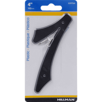 Thumbnail for Hillman Black Plastic Nail-On Number | Gilford Hardware 