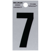 Thumbnail for Hillman Reflective Mylar Sticker Number 0-9 2