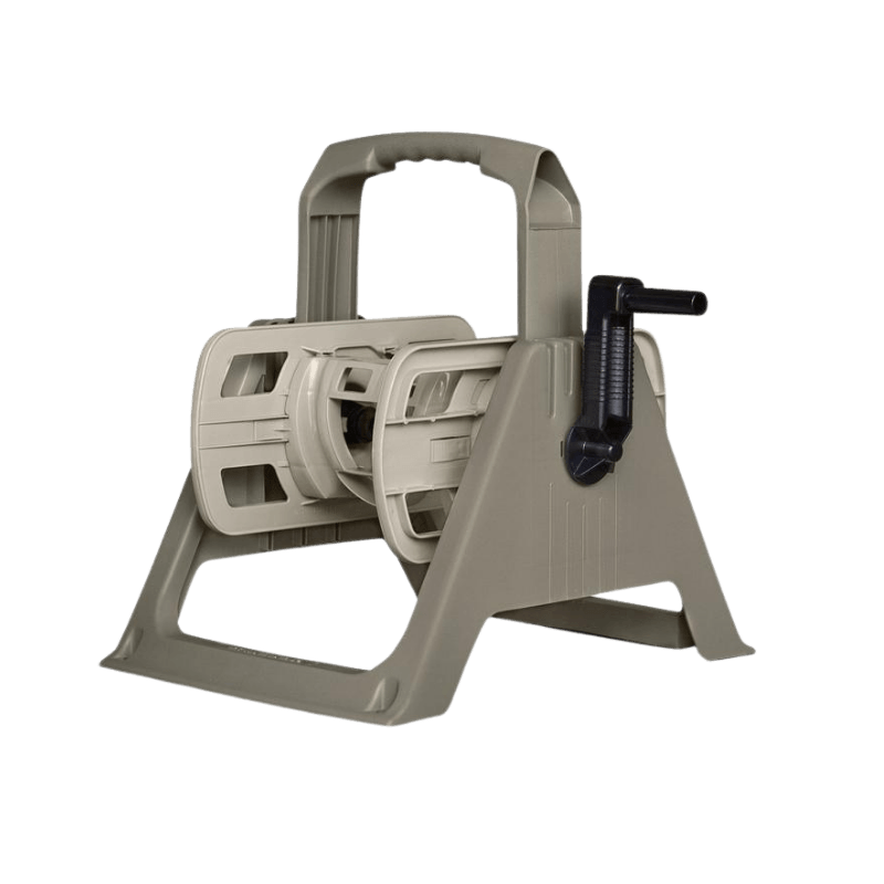 Suncast Hose Handler Taupe Retractable Wall Mounted Hose Reel 100 ft. | Gilford Hardware 