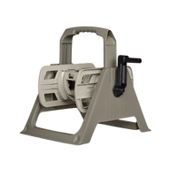 Thumbnail for Suncast Hose Handler Taupe Retractable Wall Mounted Hose Reel 100 ft. | Gilford Hardware 