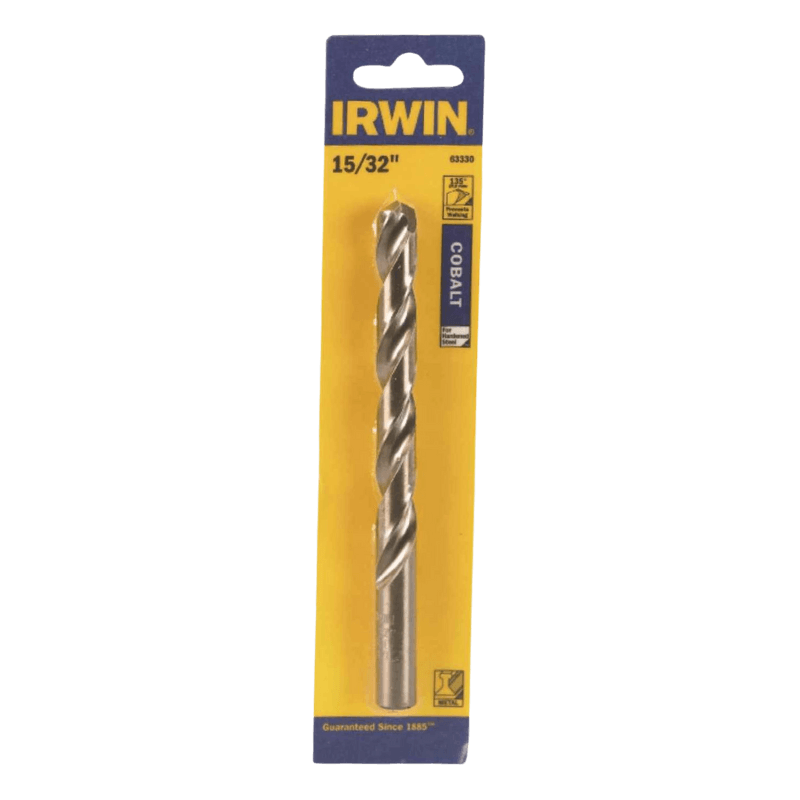 Irwin Cobalt Steel Drill Bit 15/32 in. X 5-3/4 in. | Gilford Hardware