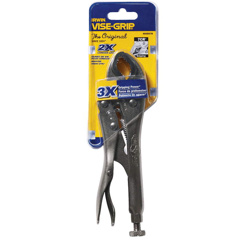 Irwin Curved Jaw Locking Pliers 7-inch. | Gilford Hardware