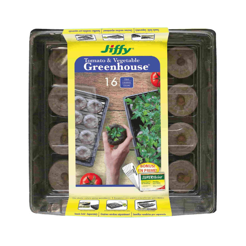 Jiffy Tomato & Vegetable Seed Starting Greenhouse | Gilford Hardware