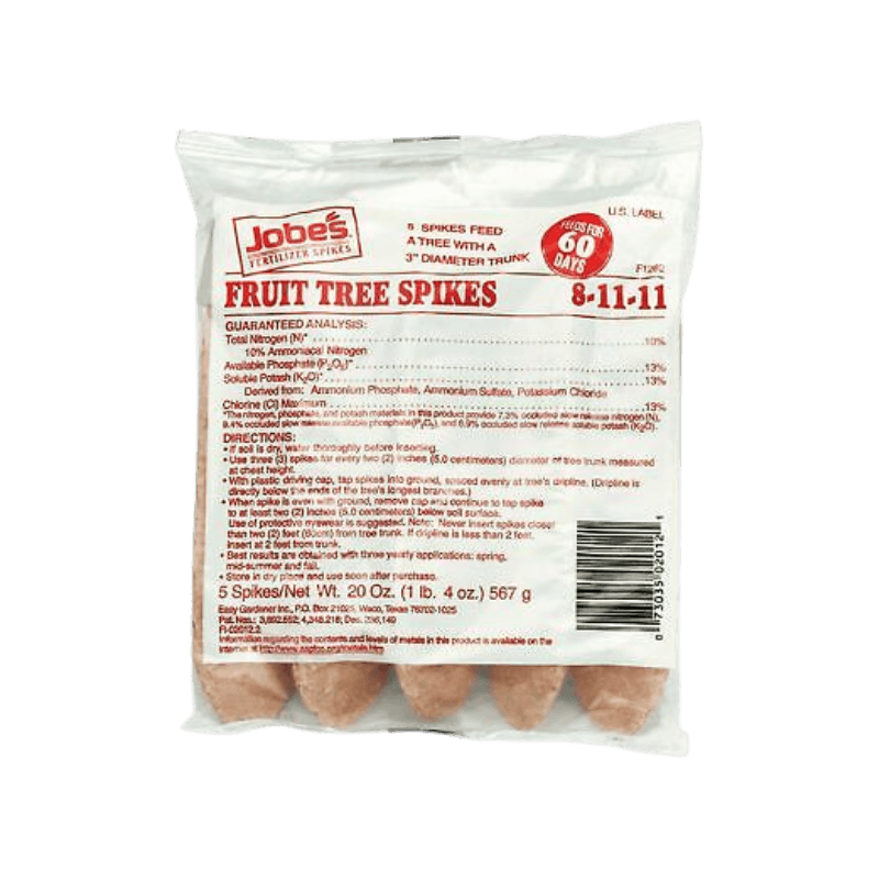 Jobes Fruit Tree 8-11-11 Fertilizer Spikes 5-Pack.  | Gilford Hardware