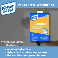 Thumbnail for Klean Strip Acetone 1 qt. | Gilford Hardware 