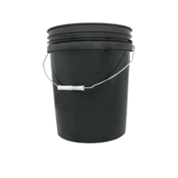 Thumbnail for Leaktite Black Plastic Bucket 5 gallon | Gilford Hardware 