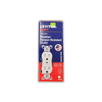 Thumbnail for Leviton Duplex White Outlet 15A 125V 5-15R | Gilford Hardware