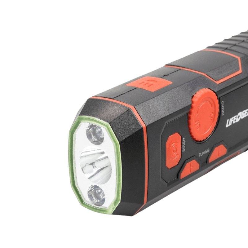 Life + Gear Stormproof Crank Radio and Flashlight | Gilford Hardware