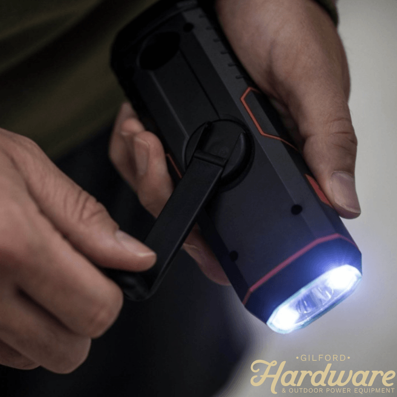 Life + Gear Stormproof Crank Radio and Flashlight | Gilford Hardware