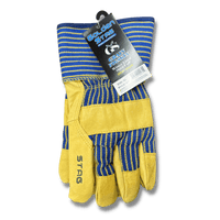 Thumbnail for Golden Stag  Lined Open Cuff Grain Pigskin Glove | Gilford Hardware