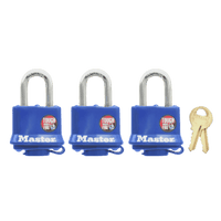 Thumbnail for Master Lock 2X Vinyl Padlock 1-9/16