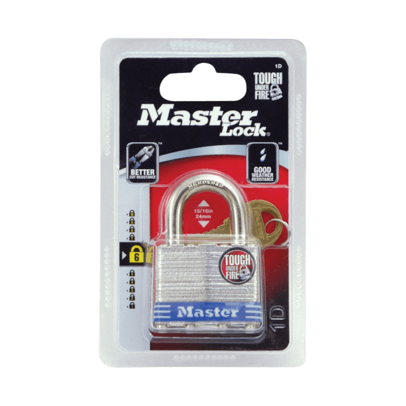 Master Lock 1D Laminated Steel Padlock 1-3/4 in.  | Gilford Hardware