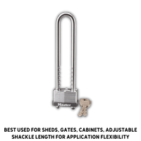 Thumbnail for Master Lock Steel Padlock Adjustable Shackle 1-3/4