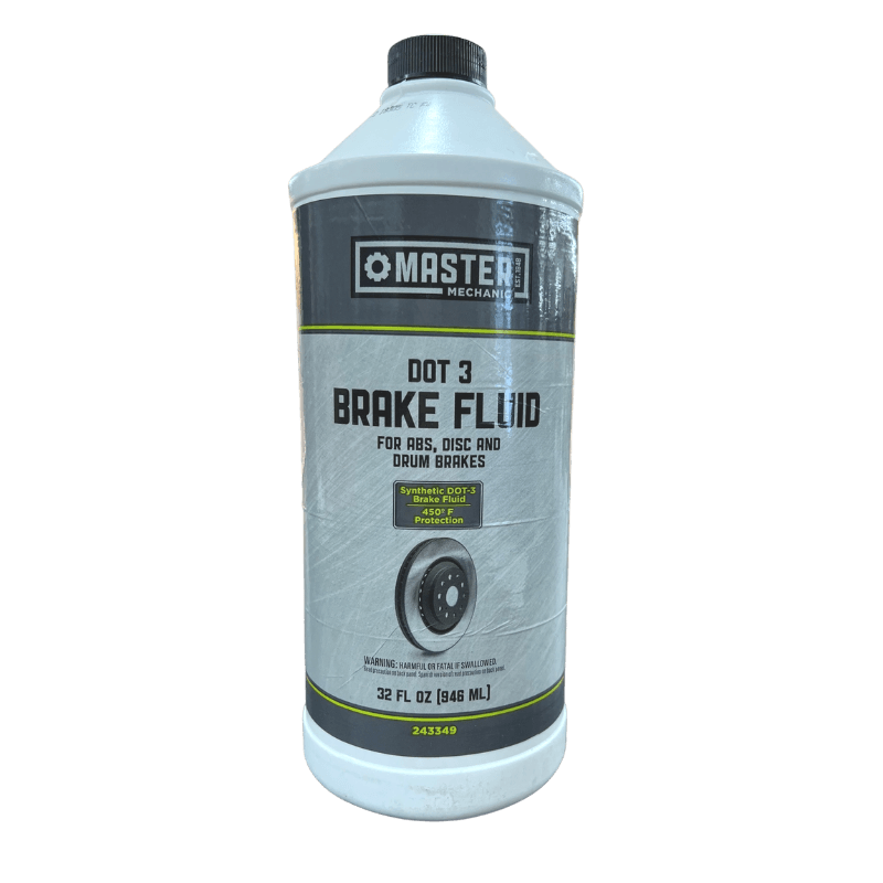 Master Mechanic Brake Fluid Dot 3 32 oz. | Gilford Hardware 