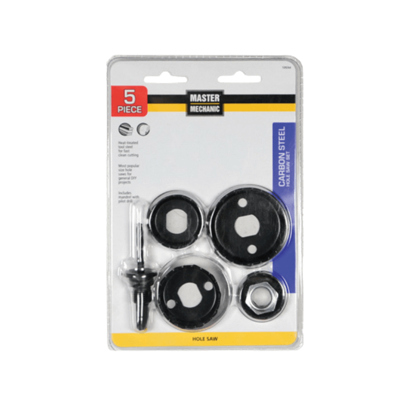 Master Mechanic Hole Saw Set 5-Piece. | Gilford Hardware