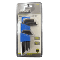 Thumbnail for Master Mechanic Metric Hex-L Key Set 9-piece. | Gilford Hardware