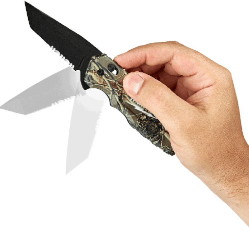 Milwaukee Fastback 7-3/4 in. Flip Spring Assisted Pocket Knife Camouflage. | Gilford Hardware 