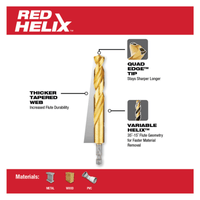 Thumbnail for Milwaukee SHOCKWAVE Drill Bit Titanium 15/32 in. S X 5 in. L