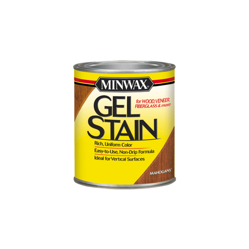 Minwax Gel Stain Oil-Based Semi-Transparent Mahogany 1 qt. | Gilford Hardware 