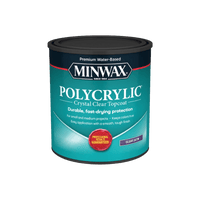 Thumbnail for Minwax Satin Clear Polycrylic 1 qt. | Gilford Hardware