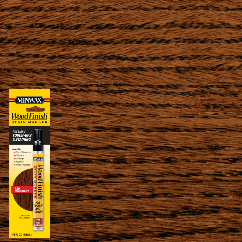 Minwax Wood Stain Marker Oil Finish Semi-Transparent Red Mahogany 0.33 oz. | Gilford Hardware 