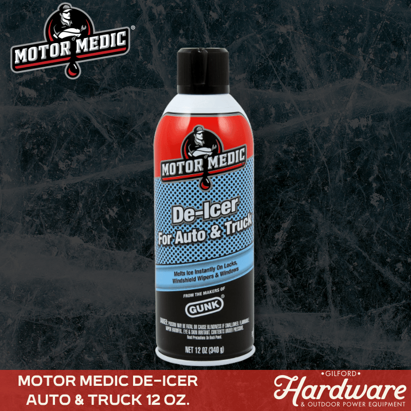 Motor Medic De-Icer Auto & Truck 12 oz. | Gilford Hardware 