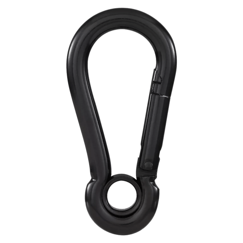 National Hardware Black Interlocking Spring Snap 5/16" | Gilford Hardware