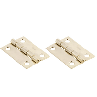 Thumbnail for National Hardware Narrow Hinge Brass-Plated 2 in. 2-Pack. | Gilford Hardware 