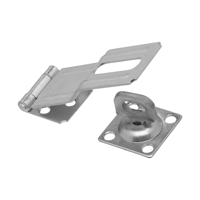 National Hardware Swivel Staple Safety Hasp Zinc-Plated | Gilford Hardware