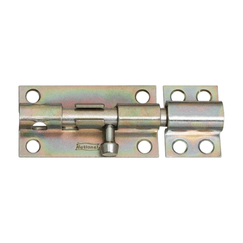 National Hardware Zinc Barrel Bolt 4-inch. | Gilford Hardware