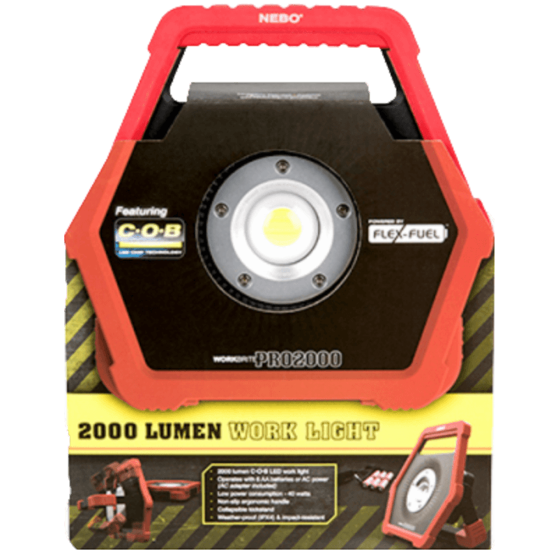 Nebo WorkBrite Pro Work Light 2000 Lumen | Gilford Hardware