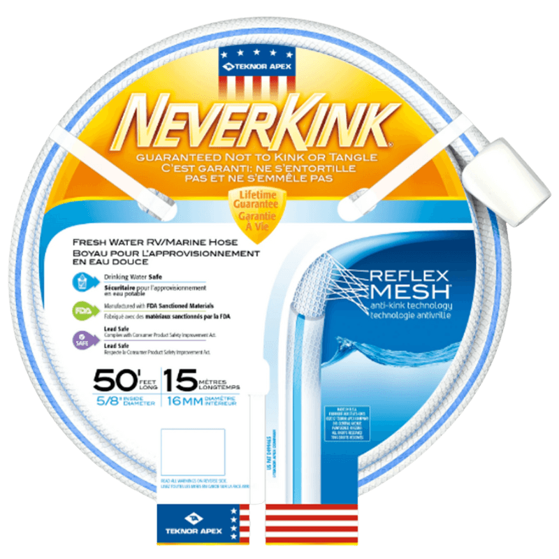 NeverKink Boat & Camper Hose 5/8" x 50' | Gilford Hardware