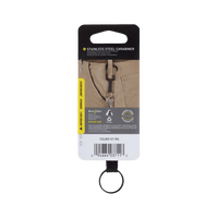 Thumbnail for Nite Ize SlideLock Black Carabiner Key Ring 1.5 in.  | Gilford Hardware