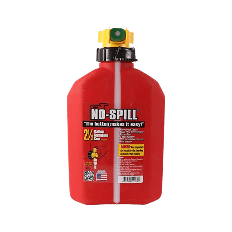 No-Spill Plastic Gas Can 2-1/2 gal. | Gilford Hardware 