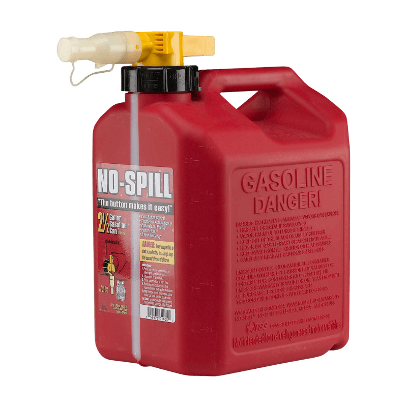 No-Spill Plastic Gas Can 2-1/2 gal. | Gilford Hardware 