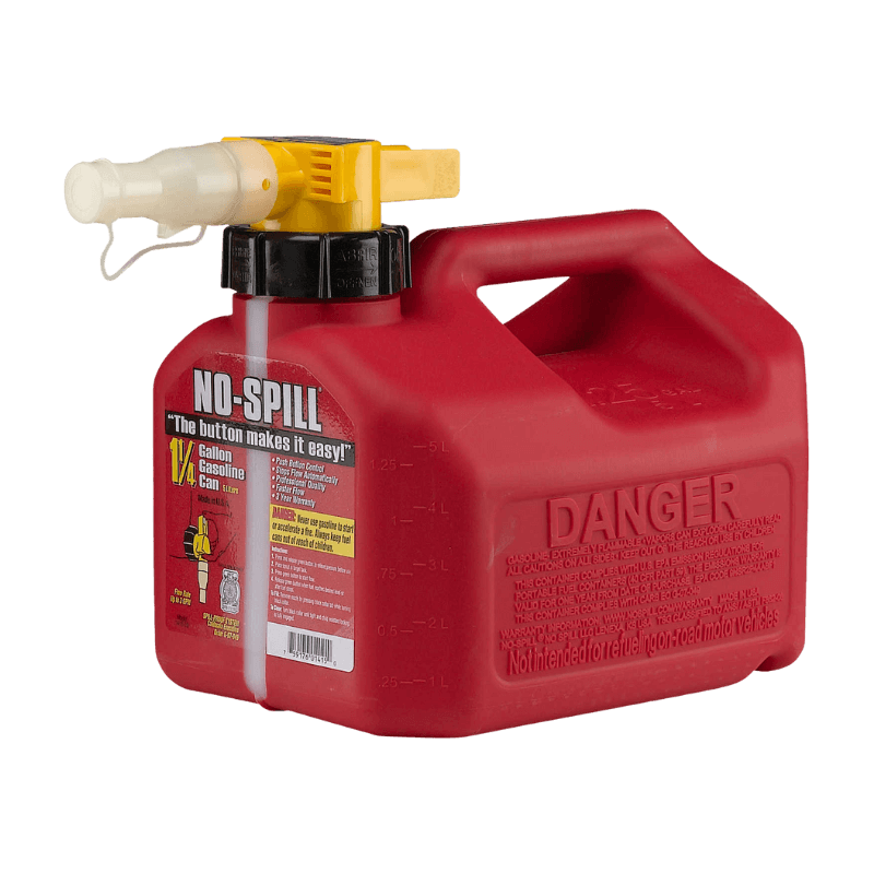 No-Spill Plastic Gas Can 1-1/4 gal. | Gilford Hardware 