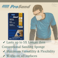 Thumbnail for Norton ProSand 220 Grit Very Fine Small Area Sanding Sponge 4.5